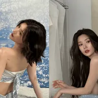 Kwon Eun-bi Shares Behind-the-Scenes SNS Photos in Sequin Outfits