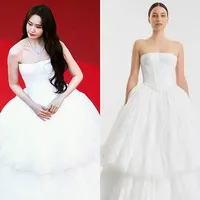 Im Yoon-ah at 79th Cannes Film Festival in $7,485 KYHA Bridal Gown