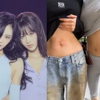aespa's Ningning and Giselle Reveal Matching Navel Piercings via SNS