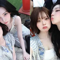 Karina and Ryujin Melt Hearts with Rooftop Friendship Photos