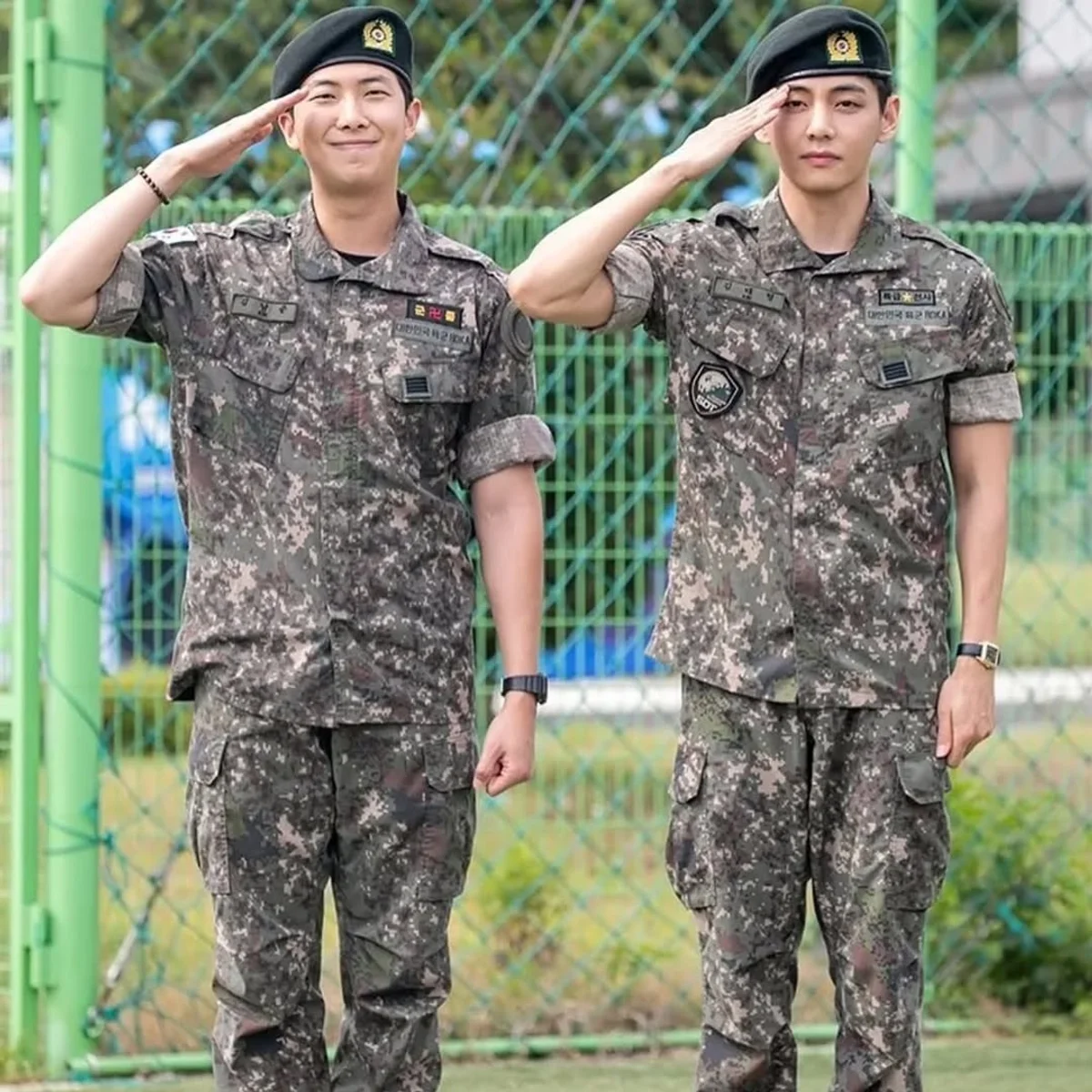 RM and V of BTS were discharged from South Korea’s military on Tuesday, becoming the third and fourth members to complete their mandatory service.

#b...